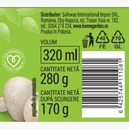 Ciuperci Champignon întregi 280g