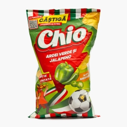 Chipsuri din cartofi cu gust de ardei verde și jalapeno 125g