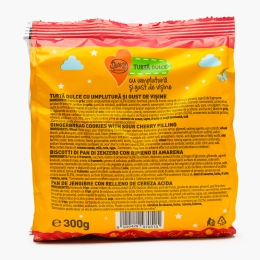 Turtă dulce cu umplutură de vișine 300g