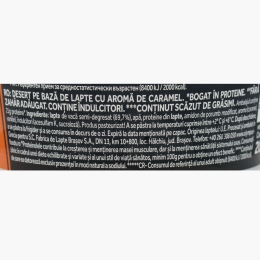 Budincă proteică cu aromă de caramel, fără zahăr adăugat 200g