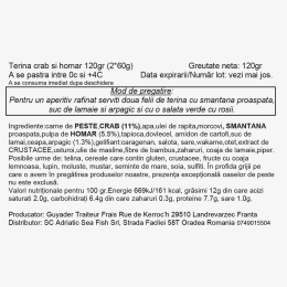 Terină crab și homar 2x60g