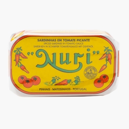 Sardine sos tomat picant 125g 