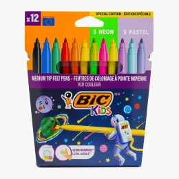 Carioci ultralavabile Kids Couleur, 12 culori