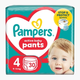 Scutece Pants, mărimea 4, 9-15 kg, 30 buc