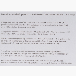 Hrană umedă pentru câini adulți, cu miel, afine și merișoare, 500g