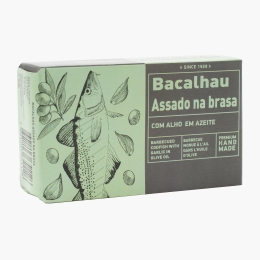 Cod la grătar cu usturoi în ulei de măsline 120g