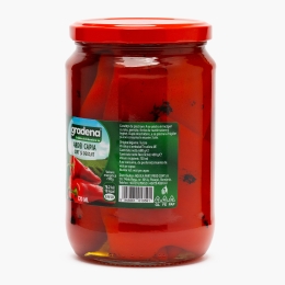 Ardei capia copt și decojit 680g