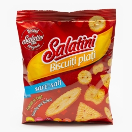 Biscuiți plați cu sare 80g