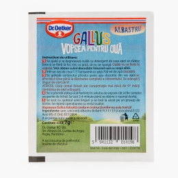 Vopsea ouă albastru 10 ouă, 7g