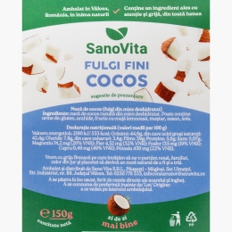 Fulgi fini de cocos, 150g