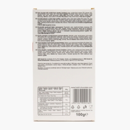 Ciocolată amăruie cu cireșe negre confiate 100g