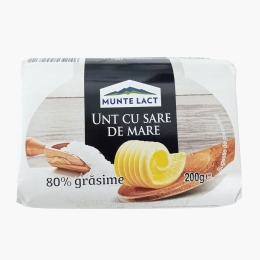 Unt cu sare de mare, 80% grăsime, 200g