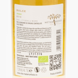 Vin alb dulce eco Muscat Ottonel, 11.5%, 750ml
