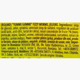 Jeleuri Yummi Gummi Fizzy Worms 70g