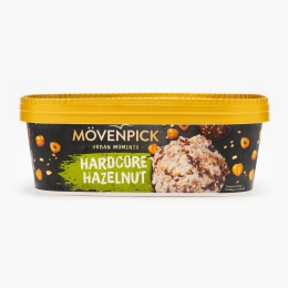 Înghețată cu vanilie Bourbon cu sos de nougat cu alune de pădure 430g