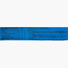 M&M's - Baton crispy cu miez din orez crocant în ciocolată cu lapte și glazură de zahăr Moș Crăciun 29g