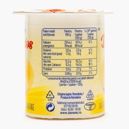 Iaurt cu gust de banane 125g