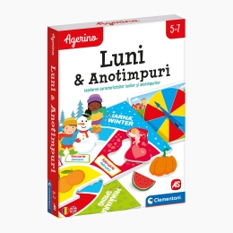 Joc educativ Agerino - Luni și anotimpuri, +5 ani