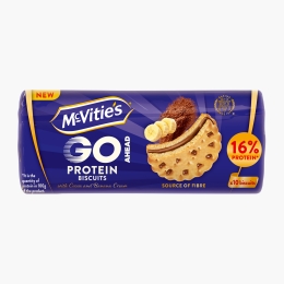 Biscuiți proteici cu cremă de cacao și banane Go Ahead, 280g