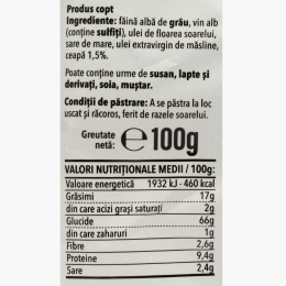 Covrigei fragezi cu bucățele de ceapă, 100g