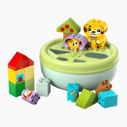 Sortator de forme: casă pentru caței, 10441 Duplo, 17 piese, +1.5 ani