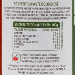 Sos pentru paste Bolognese, 310g