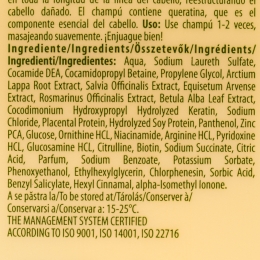 Șampon regenerant cu keratină Tratament Expert 400ml