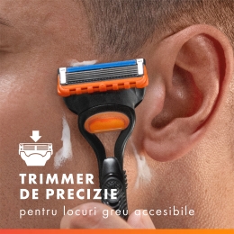 Aparat de ras Fusion5, 1 mâner + 2 rezerve