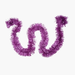 Beteală Crăciun, roz, 2mx9cm