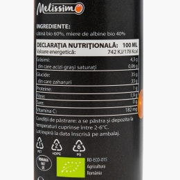 Nectar eco din fructe de cătină și miere de salcâm, 0.25l