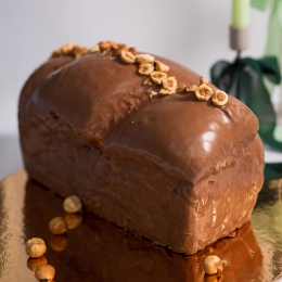 Cozonac cu pralină și cremă nocciola, 1kg