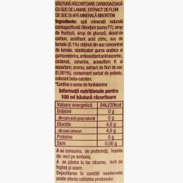 Băutură răcoritoare carbogazoasă cu soc și lămâie 1l