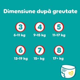 Scutece chiloțel Pants Jumbo Pack, mărimea 4, 9-15kg, 52 buc