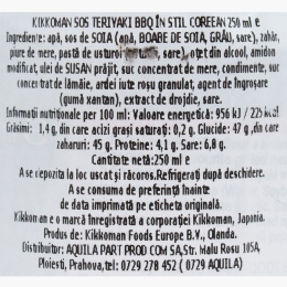 Sos Teriyaki BBQ Korean style 250ml