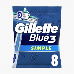 Aparat de ras de unică folosință Blue3 Simple 8 buc