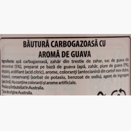 Băutură carbogazoasă guava 0.375l