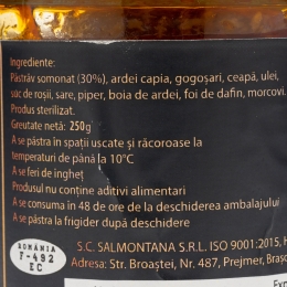 Zacuscă din păstrăv somonat 250g