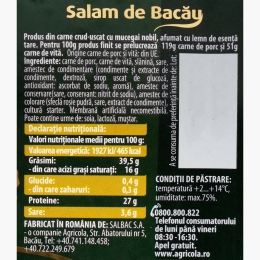 Salam Bacău 350g