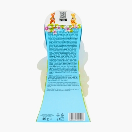 Iepure ciocolată cu lapte, pictat manual, 45g
