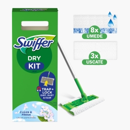 Set Dry Kit, 1 mop + 8 rezerve uscate + 3 rezerve umede