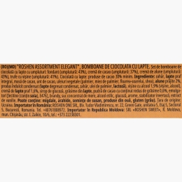 Bomboane de ciocolată cu lapte Assortment Elegant 145g