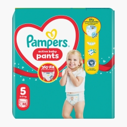 Scutece chiloțel Active Baby Pants Value Pack mărimea 5, 11-17kg, 32 buc