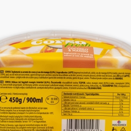 Înghețată cu aromă de cocos și sos de mango 450g