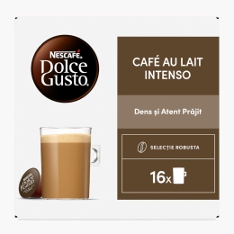 Café au Lait Intenso 16 băuturi 160g, capsule cafea 