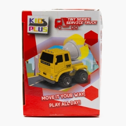 Betonieră fricțiune 1:43, 10cm, galbenă, 1 buc