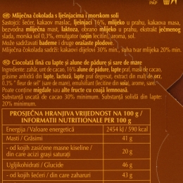 Ciocolată cu alune și sare de mare Extra Creamy 80g
