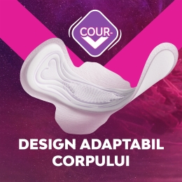 Absorbante de noapte Ultra Large Goodnight Duo Super Heavy cu aripioare 16 bucăți