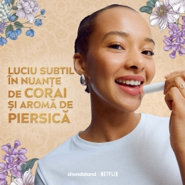 Balsam de buze Peach Tea, ediție limitată Bridgerton 4.8g