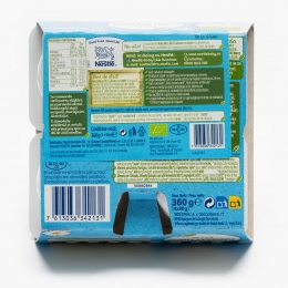 Gustare eco cu lapte, +6 luni, 4x90g