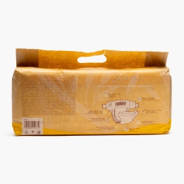 Scutece din bambus mărimea 1, 2-5kg, 40 buc